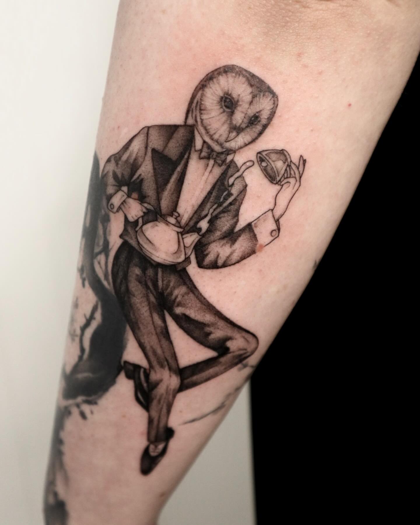 Tattoo by @rit13_ink — black_and_grey, realism