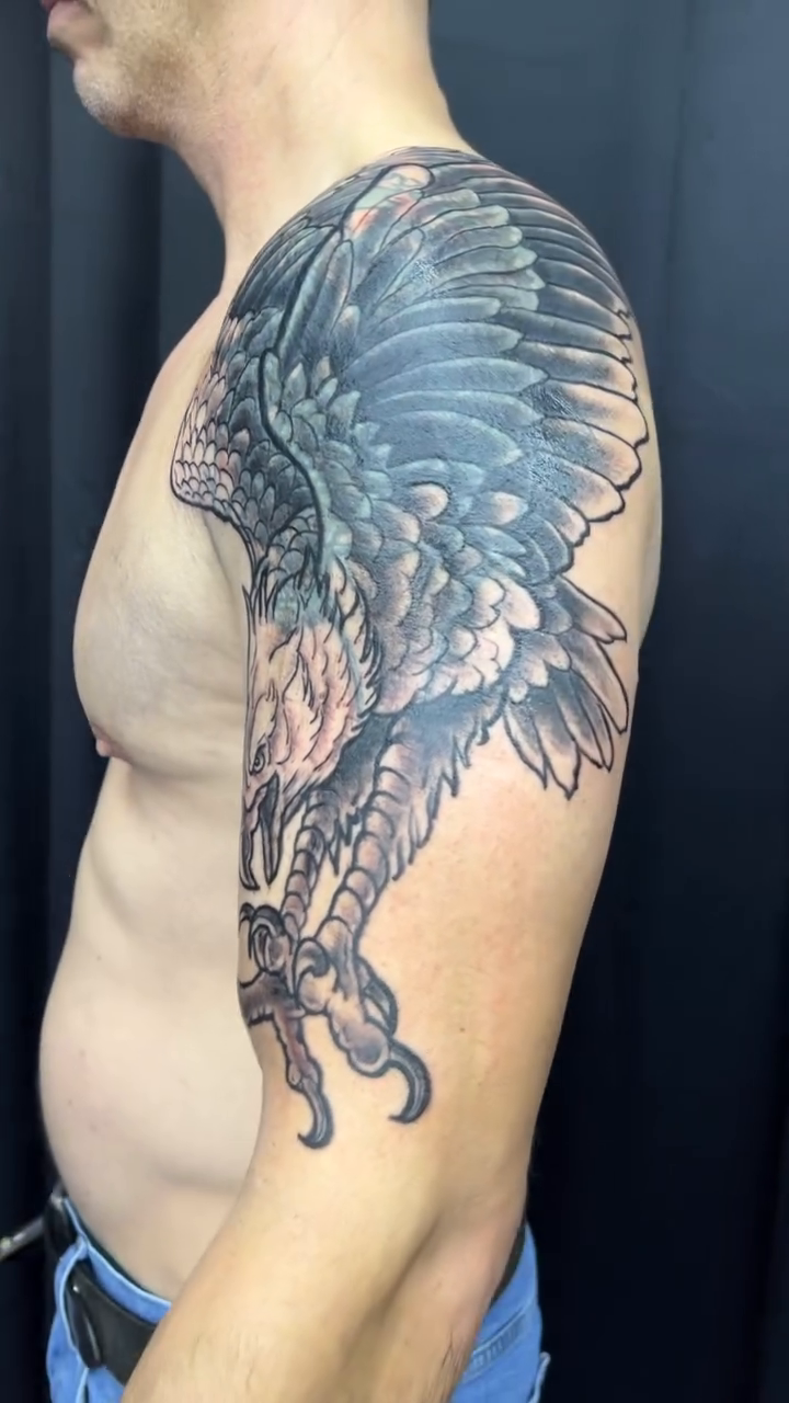 Tattoo by @jamboots — realism, black_and_grey