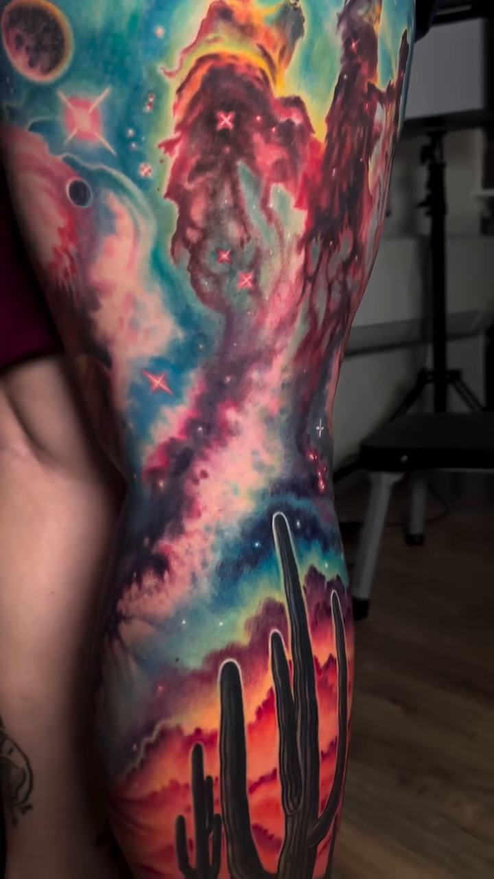 Cosmic desert landscape realism tattoo by πππΈππ»π΄ππΌπΈ π»πΈπΉπΉπ
ππ