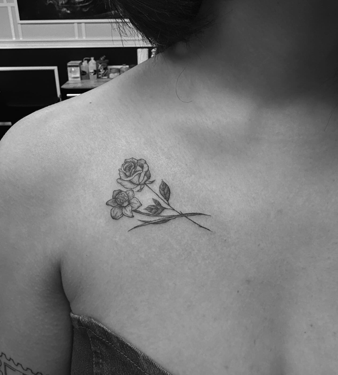 Tattoo by @black.swan.tattoos — black_and_grey