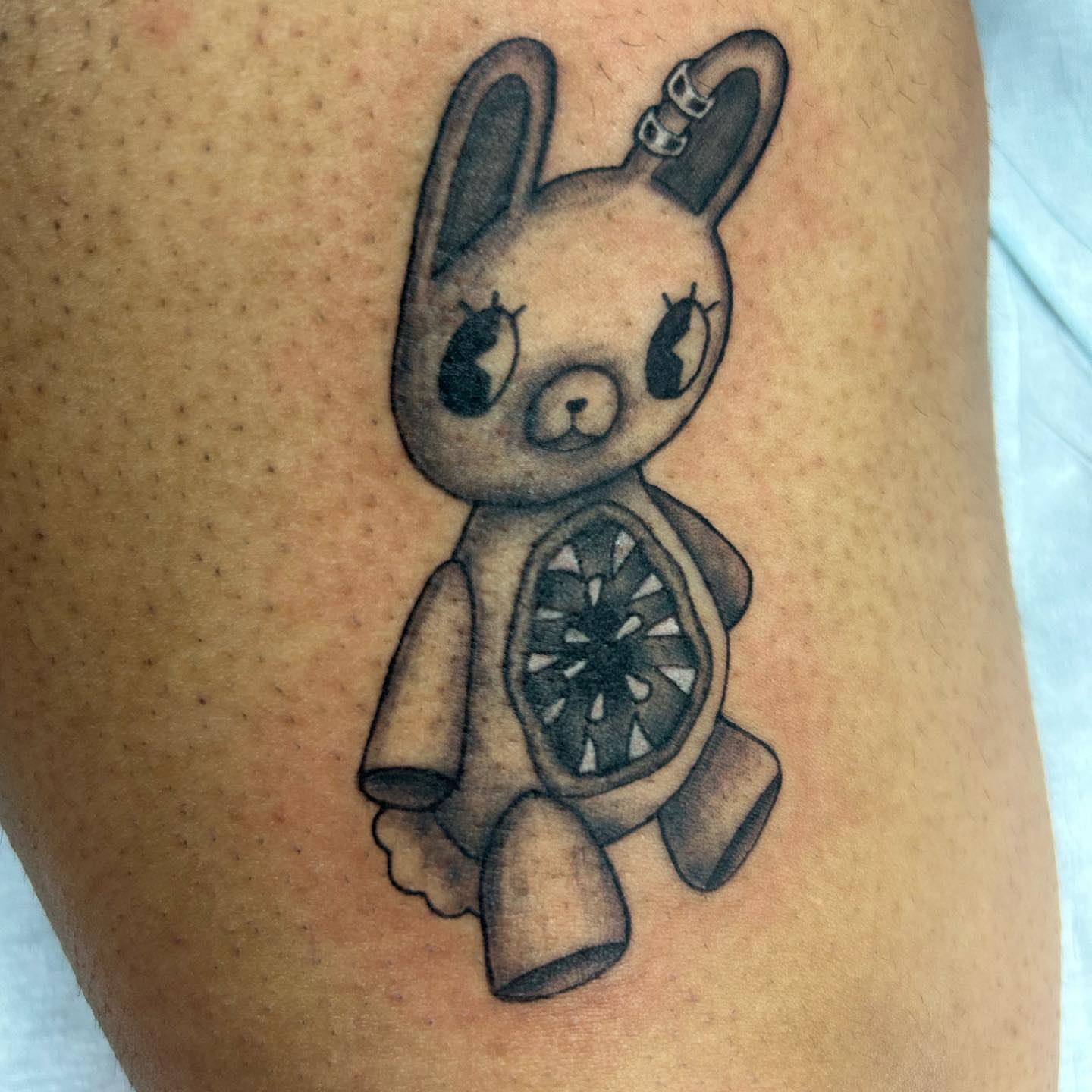 Tattoo by @d3athlore — black_and_grey