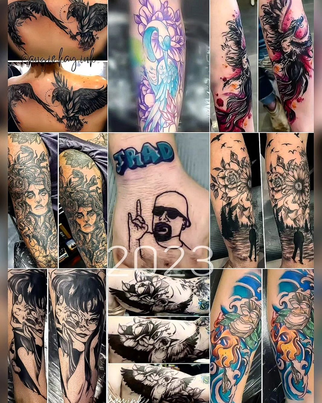 Tattoo by @angie.kay.ink — neo_traditional, dotwork