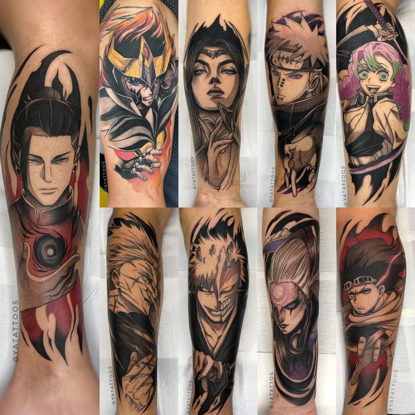 Tattoo by @yatattoos — anime
