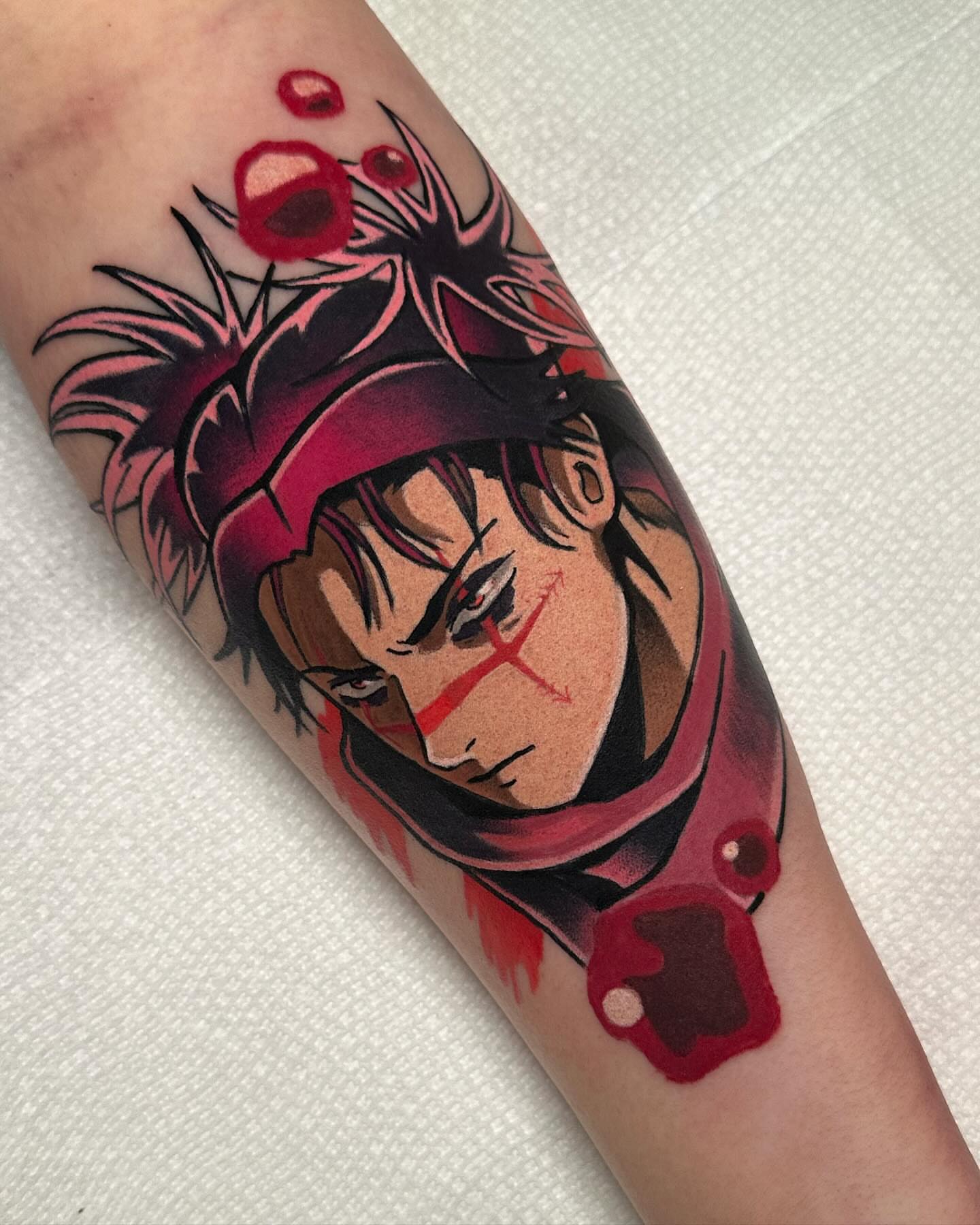 Tattoo by @zack.simpson__ — anime