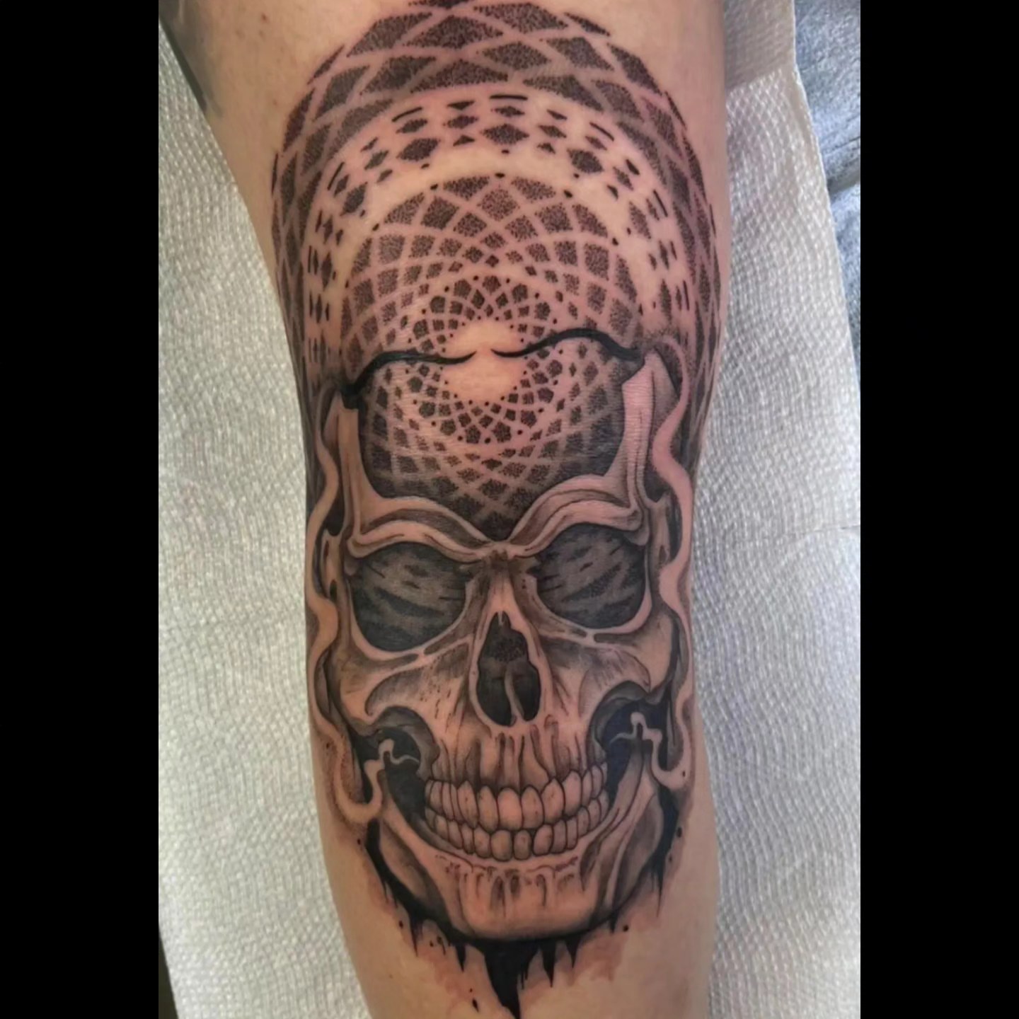 Tattoo by @infinite_enigma — dotwork, dark_realism