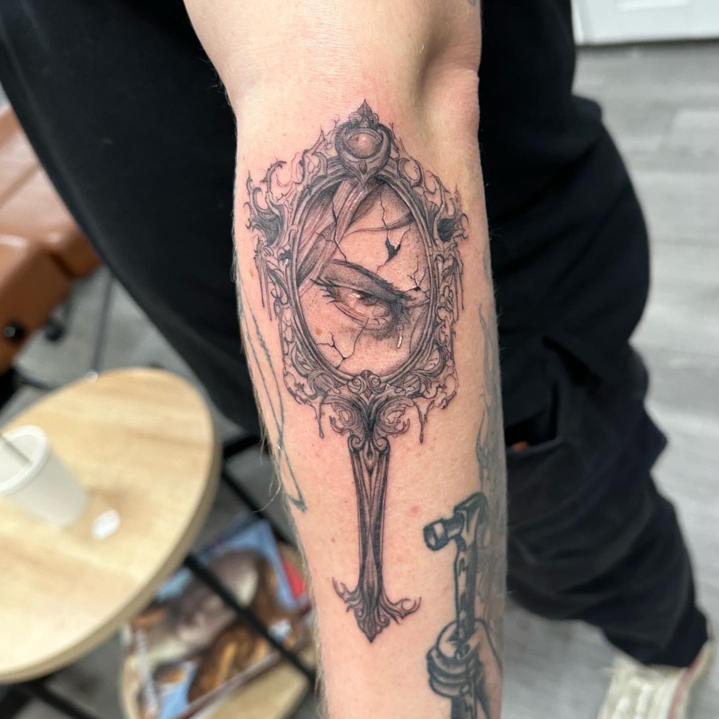 Tattoo by @onddautattoo — black_and_grey, realism