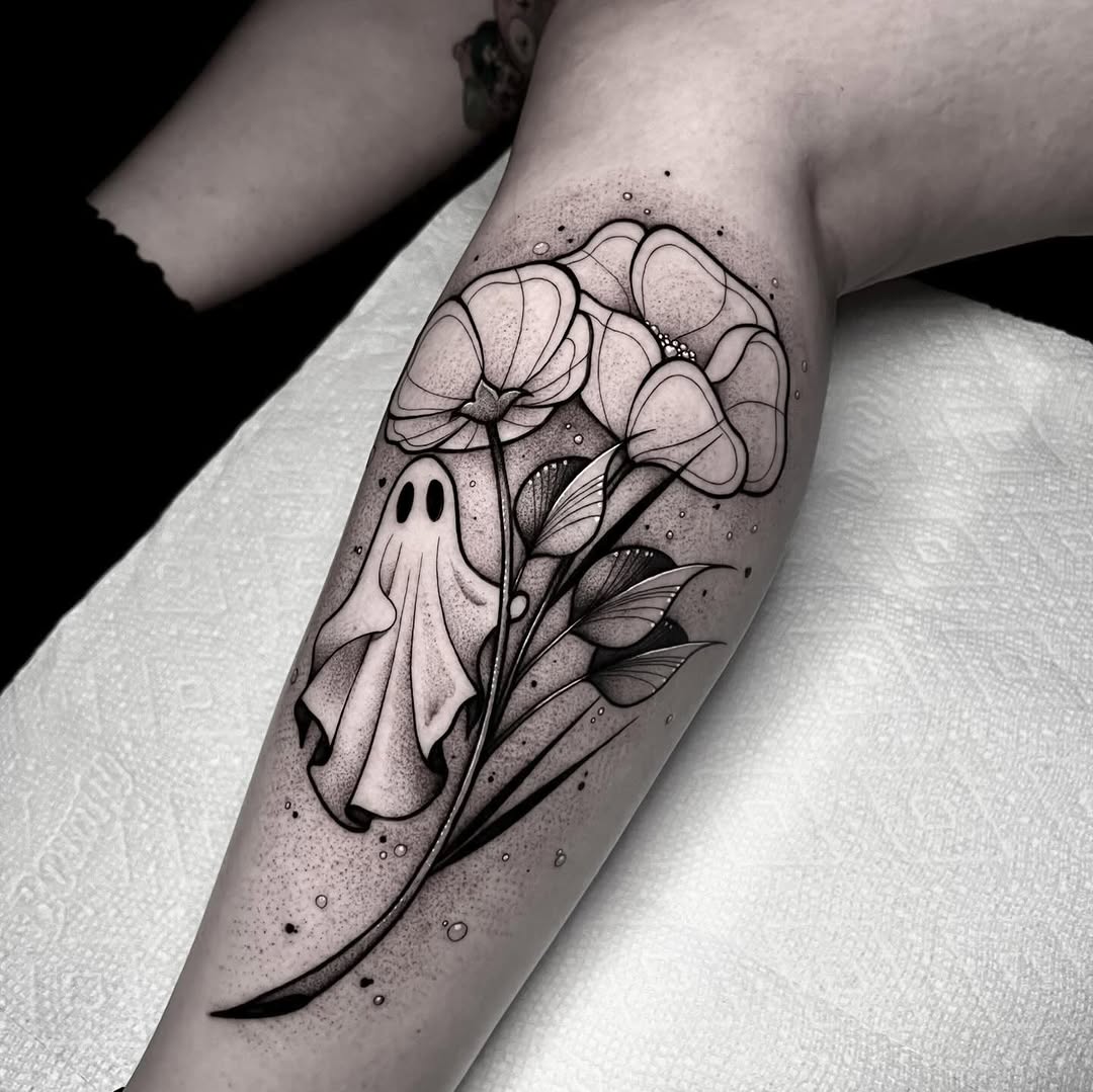 Tattoo by @vonntattoos — black_and_grey, fine_line