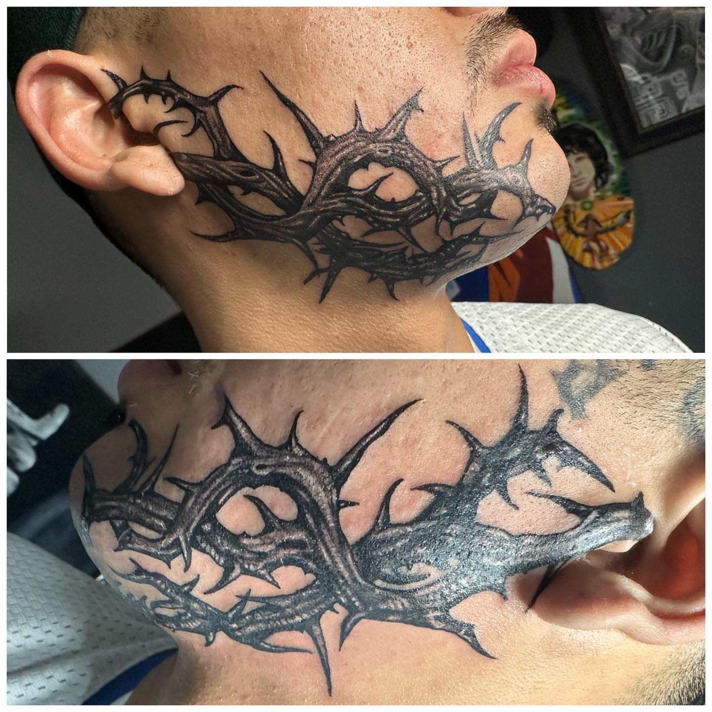 Tattoo by @lenca_art — black_and_grey