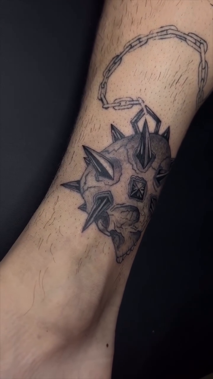 Tattoo by @jaws_the_artist — black_and_grey, realism