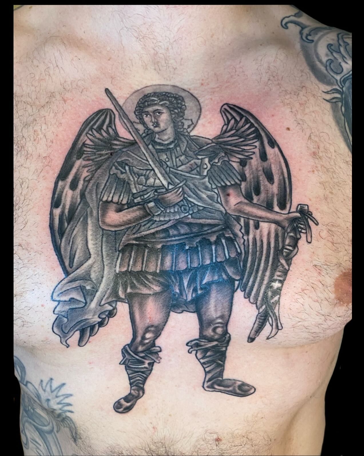 Tattoo by @alextattoos — black_and_grey