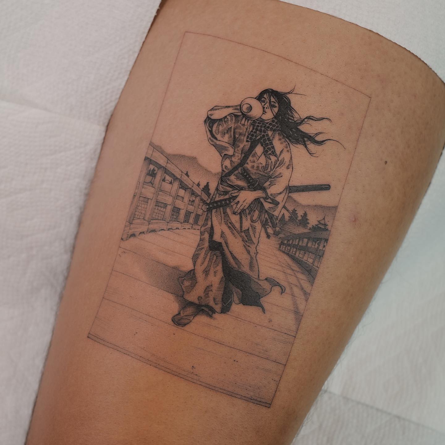 Tattoo by @jjjaylud — black_and_grey, realism
