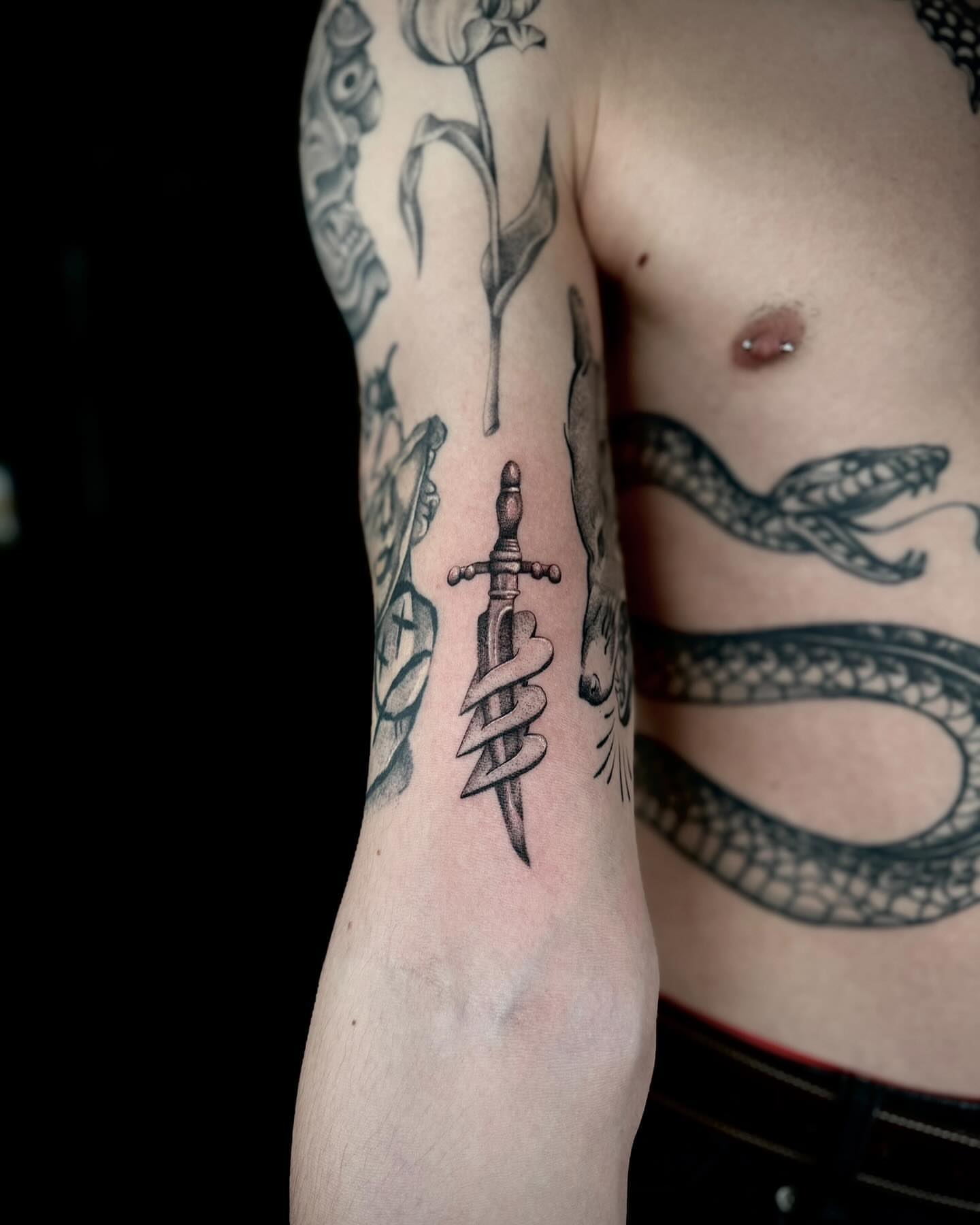 Tattoo by @owens_tattoos — black_and_grey