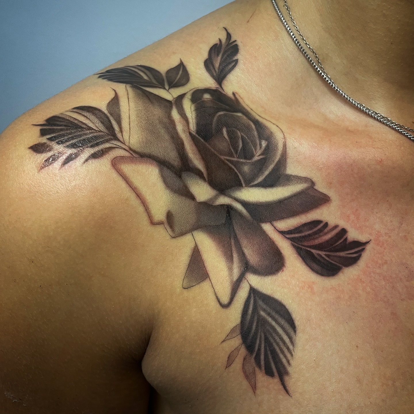 Tattoo by @geo_tatt2 — realism, black_and_grey