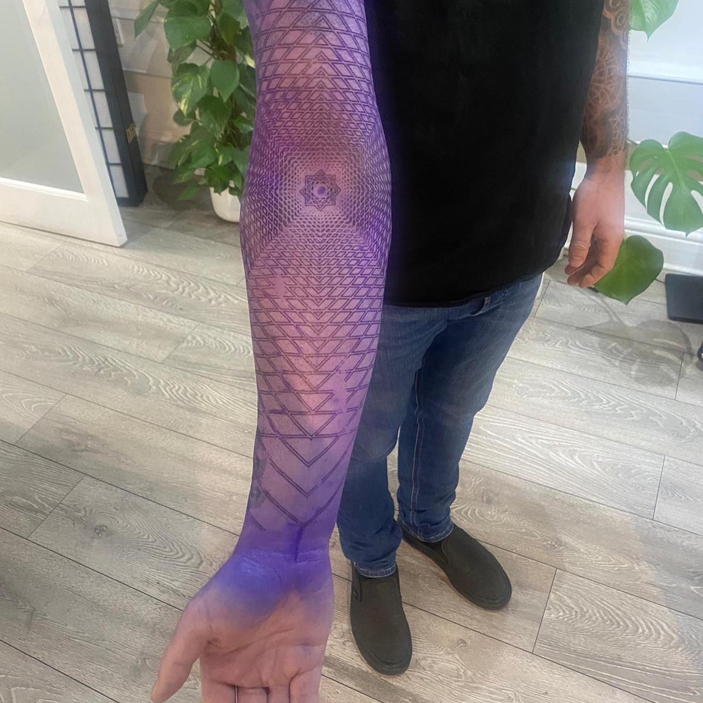 Tattoo by @setharcane — geometric