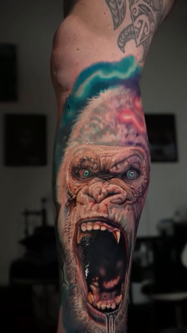 Tattoo by @bobbycupparotattoos — realism, dark_realism