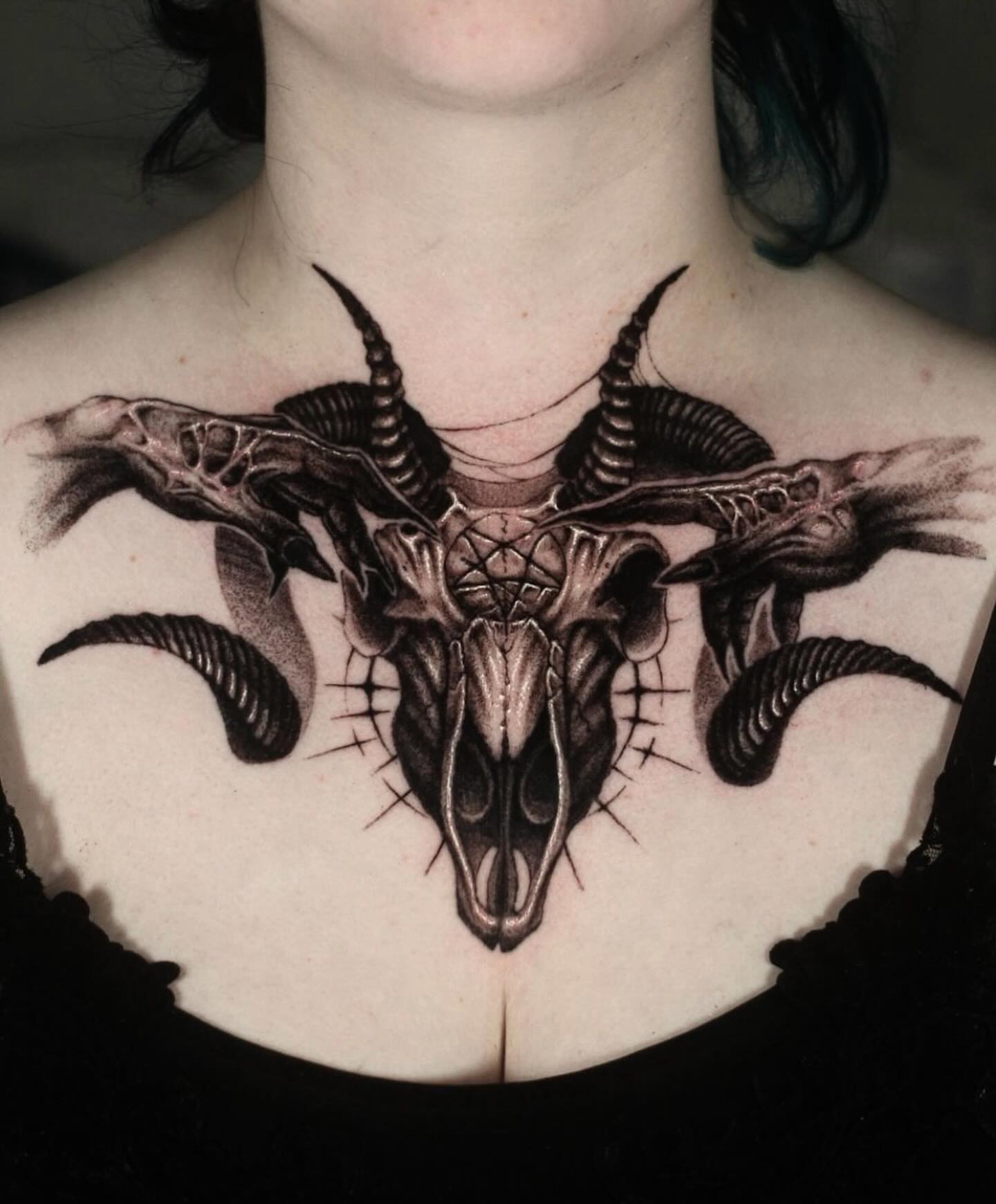Tattoo by @h.black_ink — black_and_grey, geometric