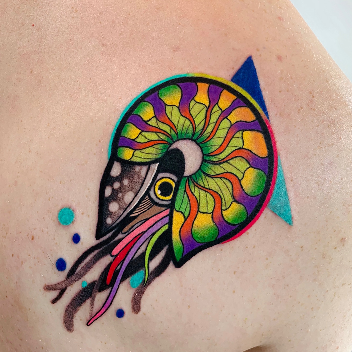 Tattoo by @hurjaesae — new_school, dotwork