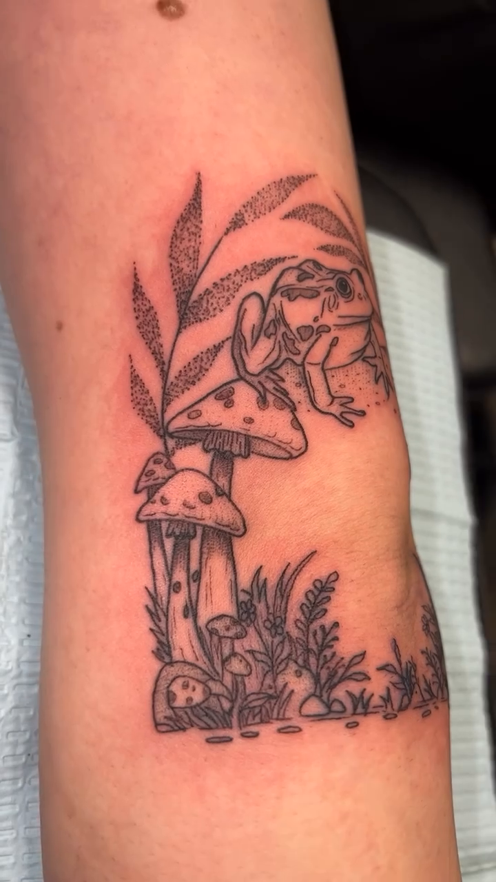 Tattoo by @cyerralynne_tattoos — fine_line, illustrative