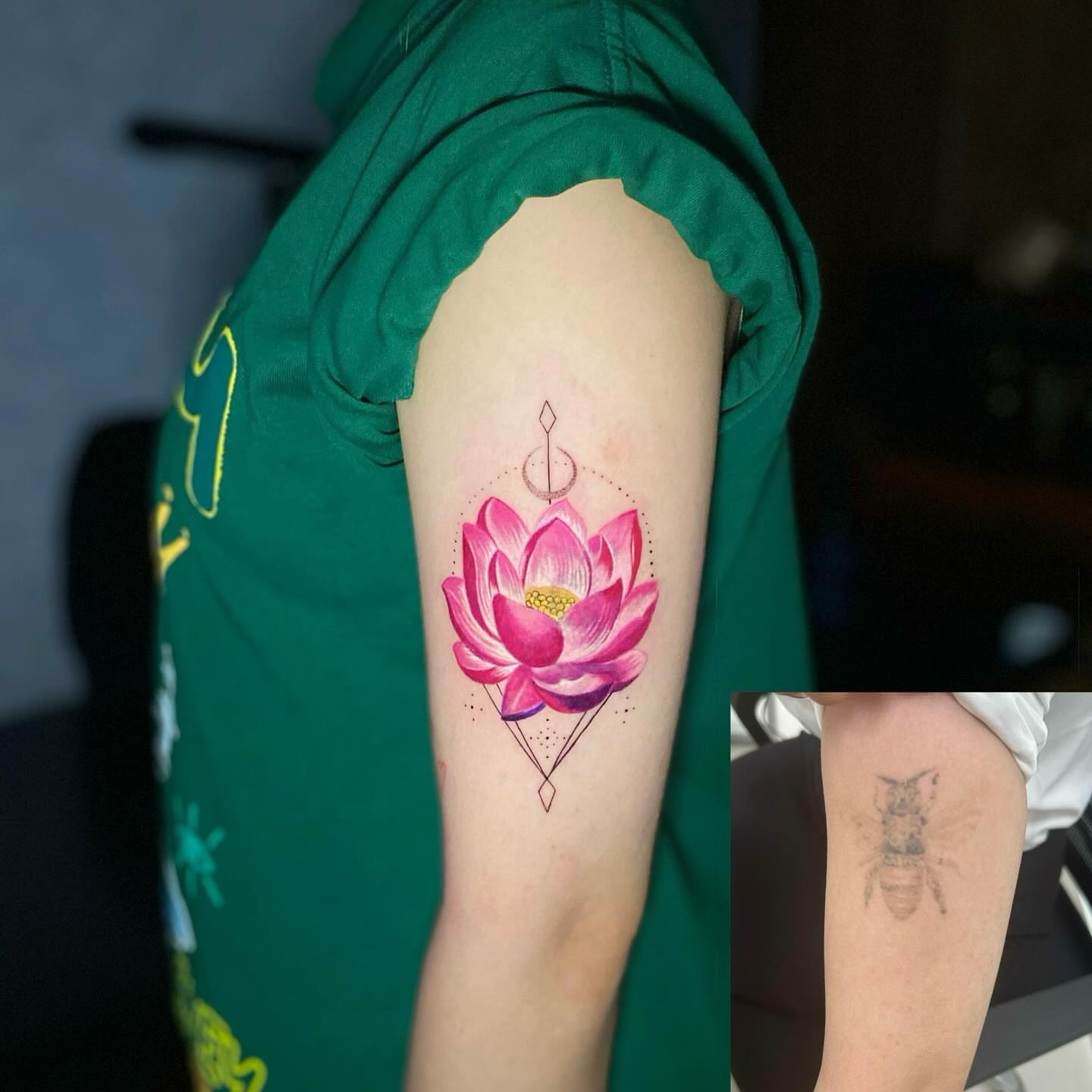 Tattoo by @henrytuan88 — dotwork, geometric