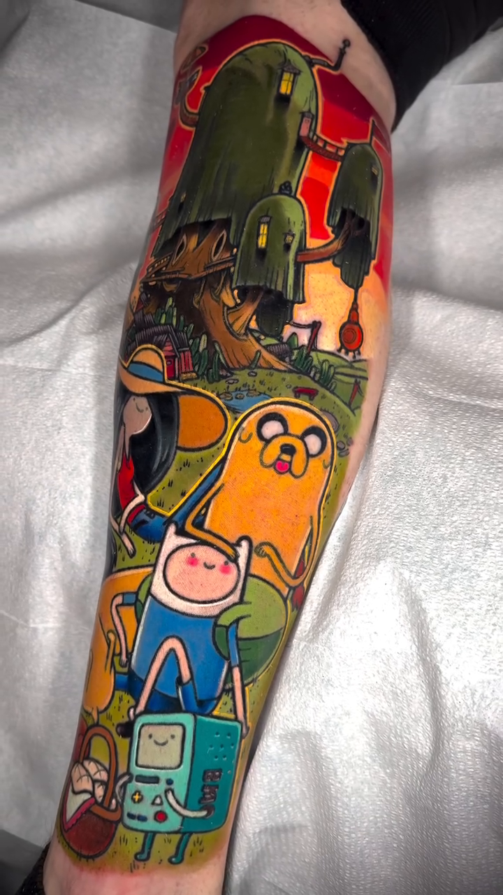 Tattoo by @ali_tattoos — new_school, anime