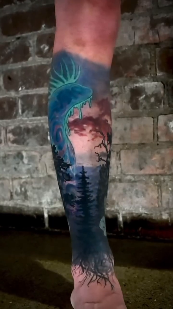Tattoo by @megwaitattoos — dark_realism, blackwork