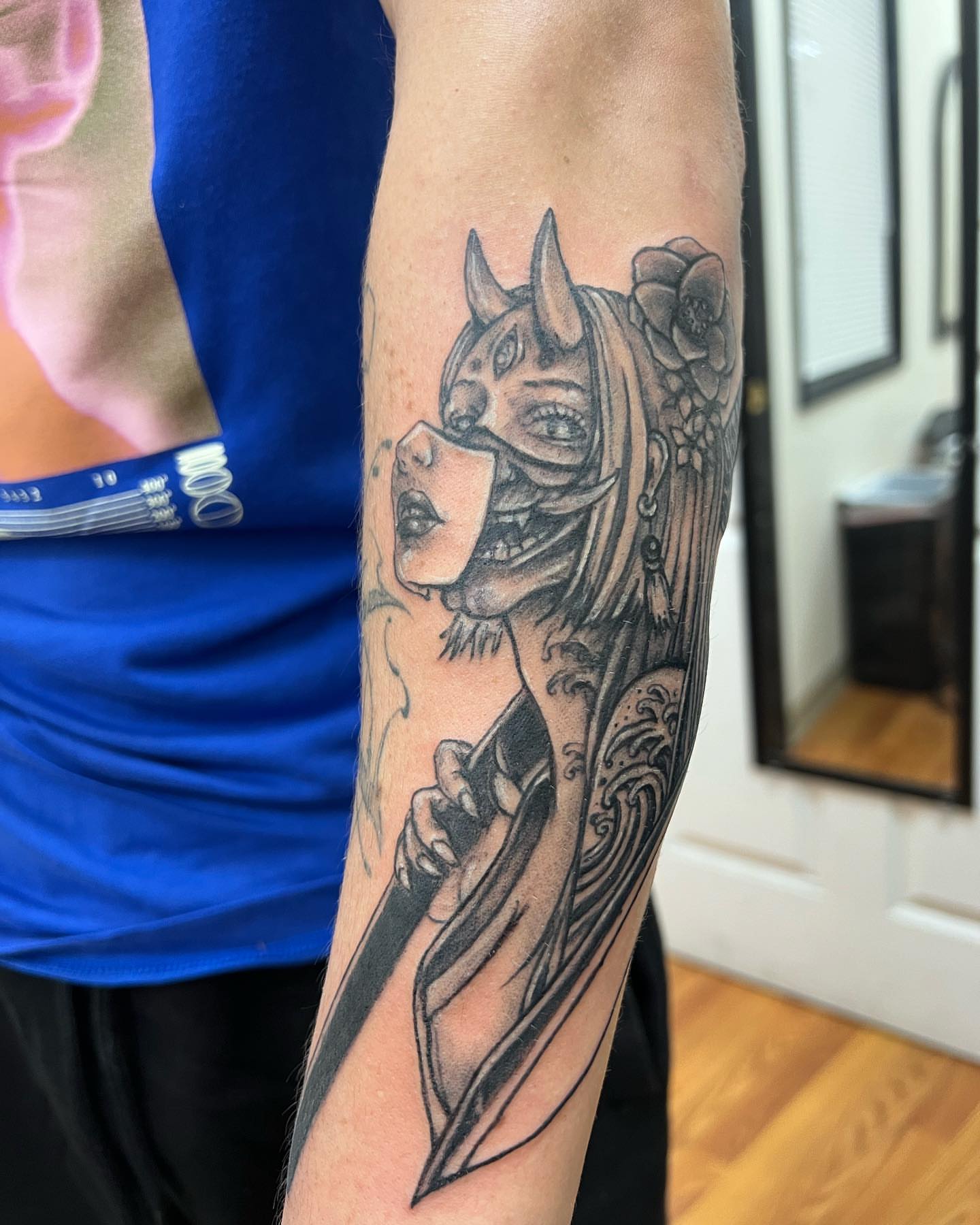 Tattoo by @artedlio — black_and_grey, realism