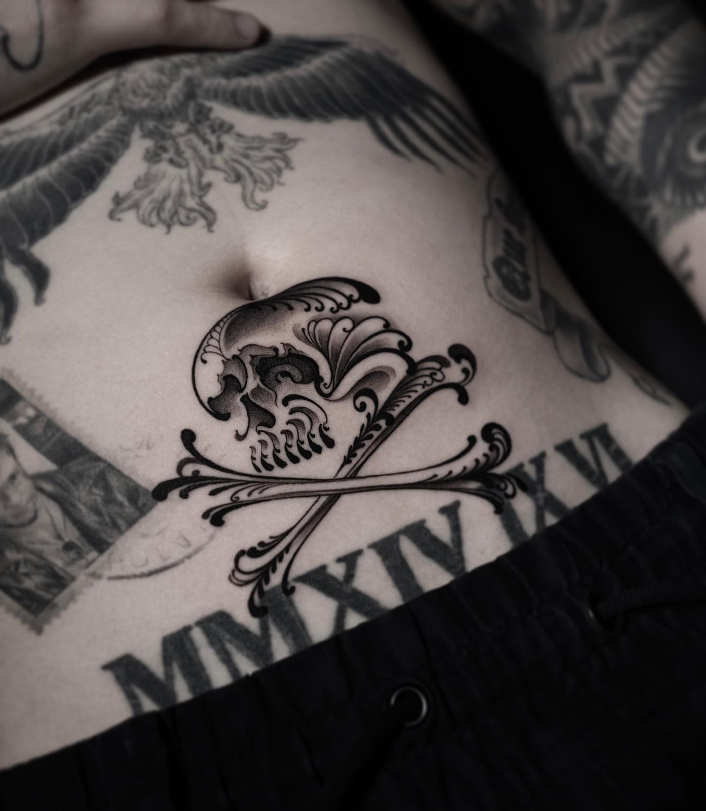 Tattoo by @jeon______ — black_and_grey