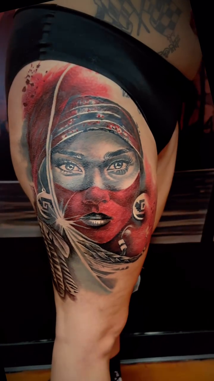 Tattoo by @bloodmoney_tattoos — realism, black_and_grey