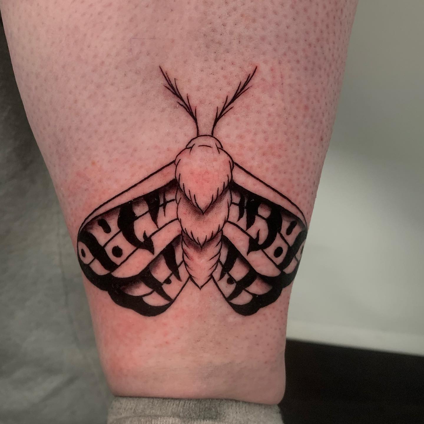 Tattoo by @bennwho_tattoo — black_and_grey