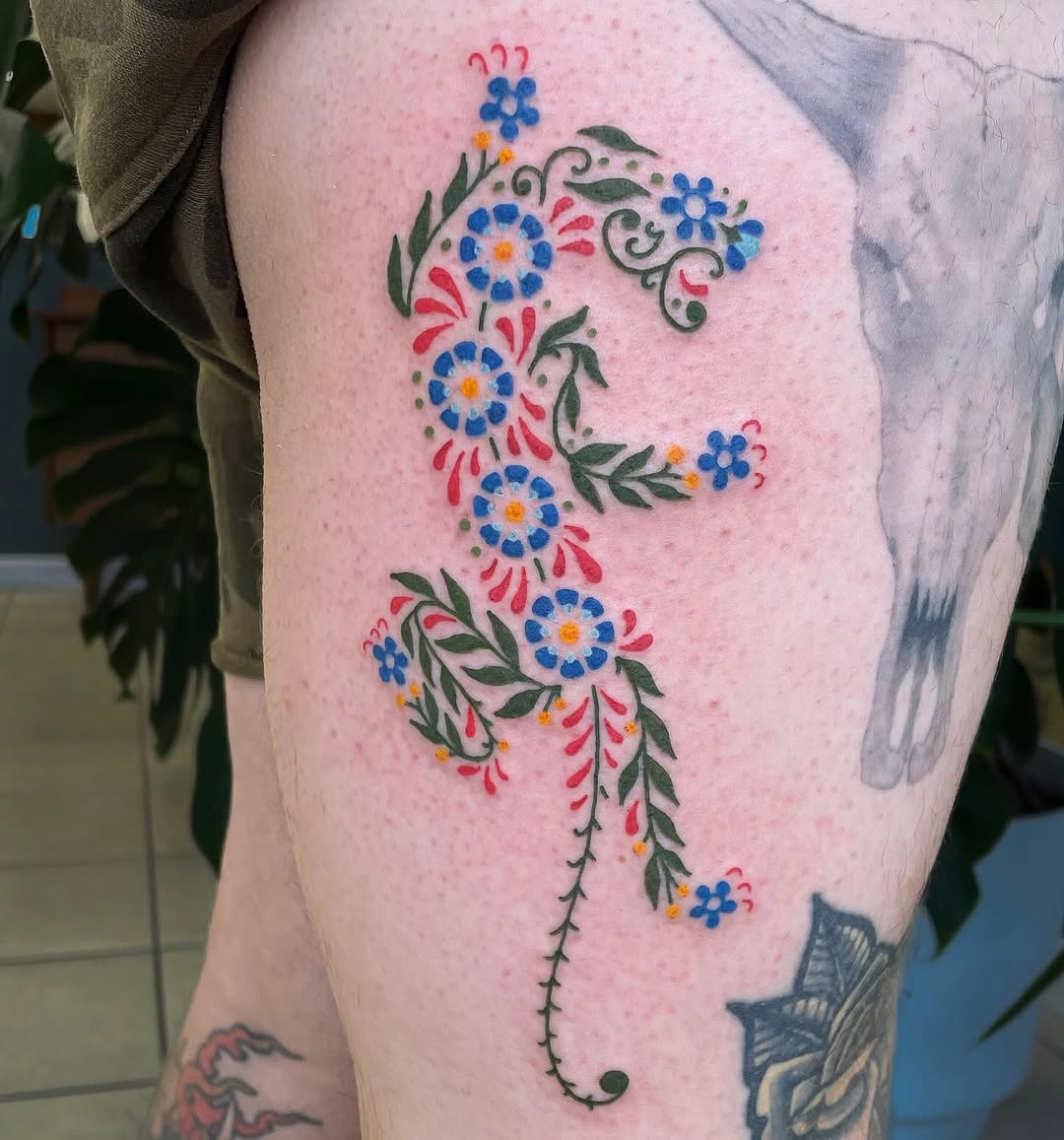 Tattoo by @bangarangtattoos — ornamental, fine_line