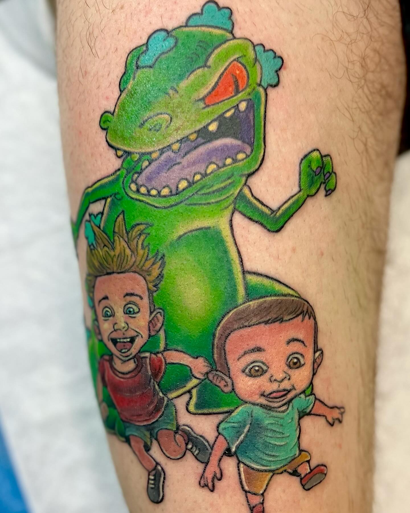 Tattoo by @jeffobrientattoos — realism, dotwork