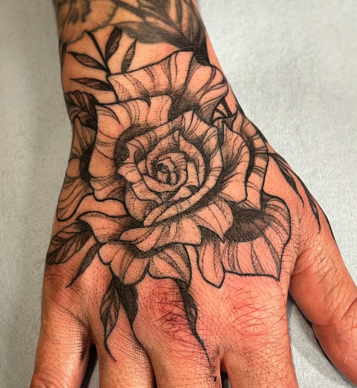 Tattoo by @judeletronik_tattoo — black_and_grey