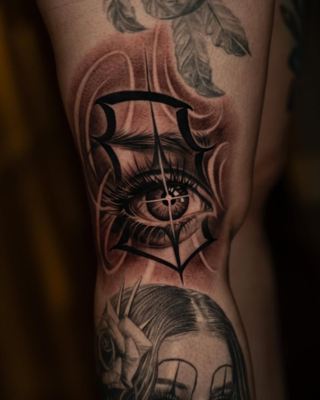 Tattoo by @zioninkz โ black_and_grey, realism