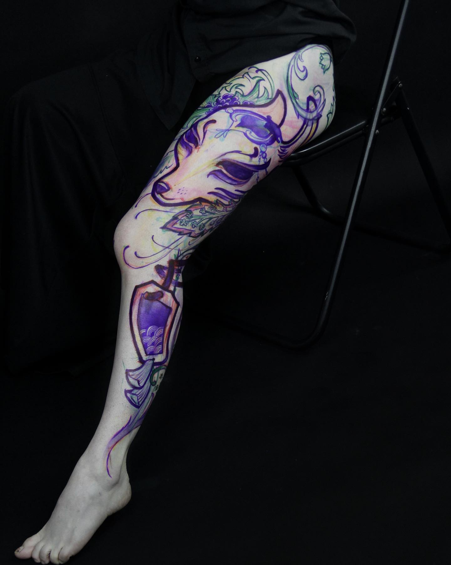 Tattoo by @annineva — watercolor