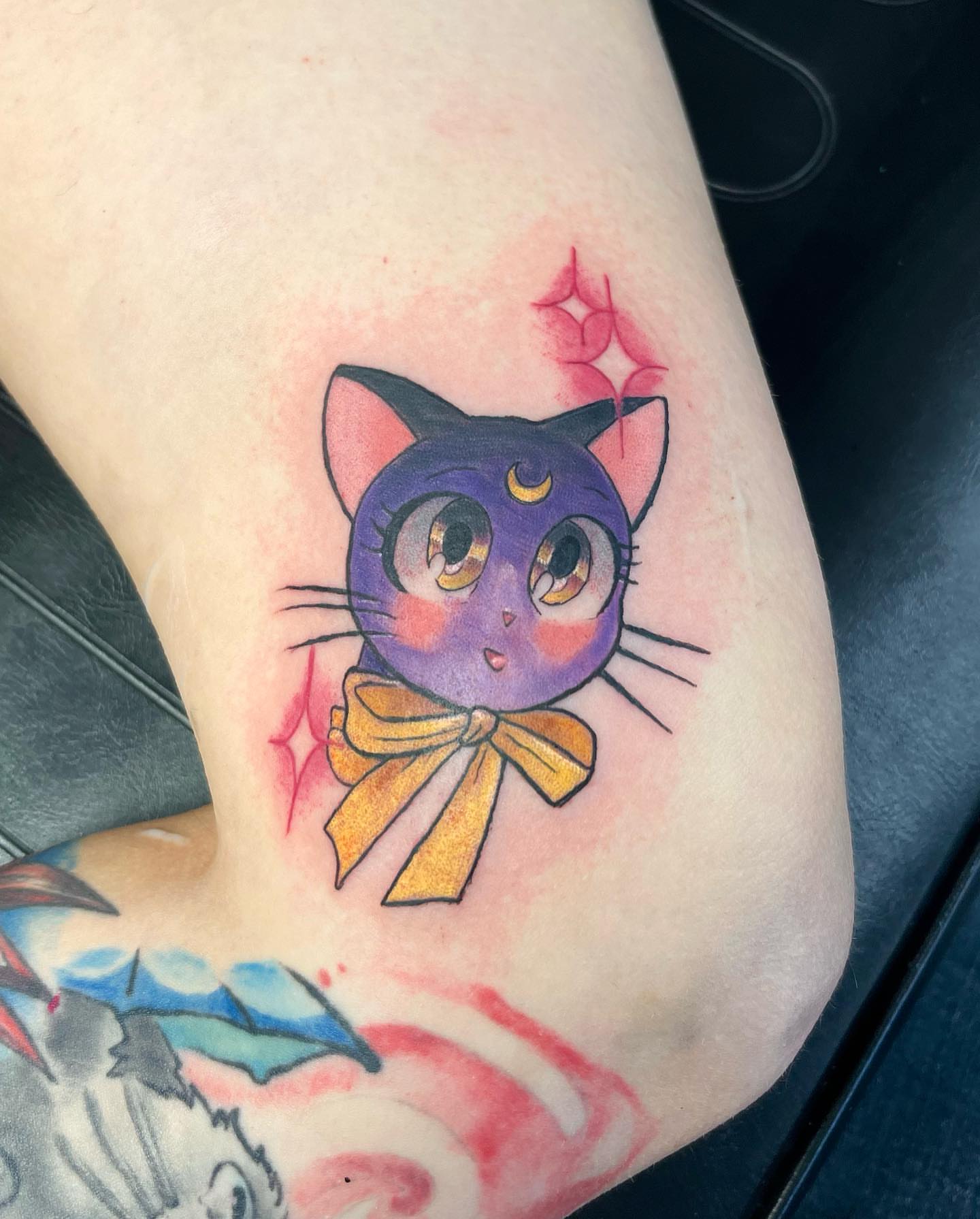 Tattoo by @robertdelete — anime