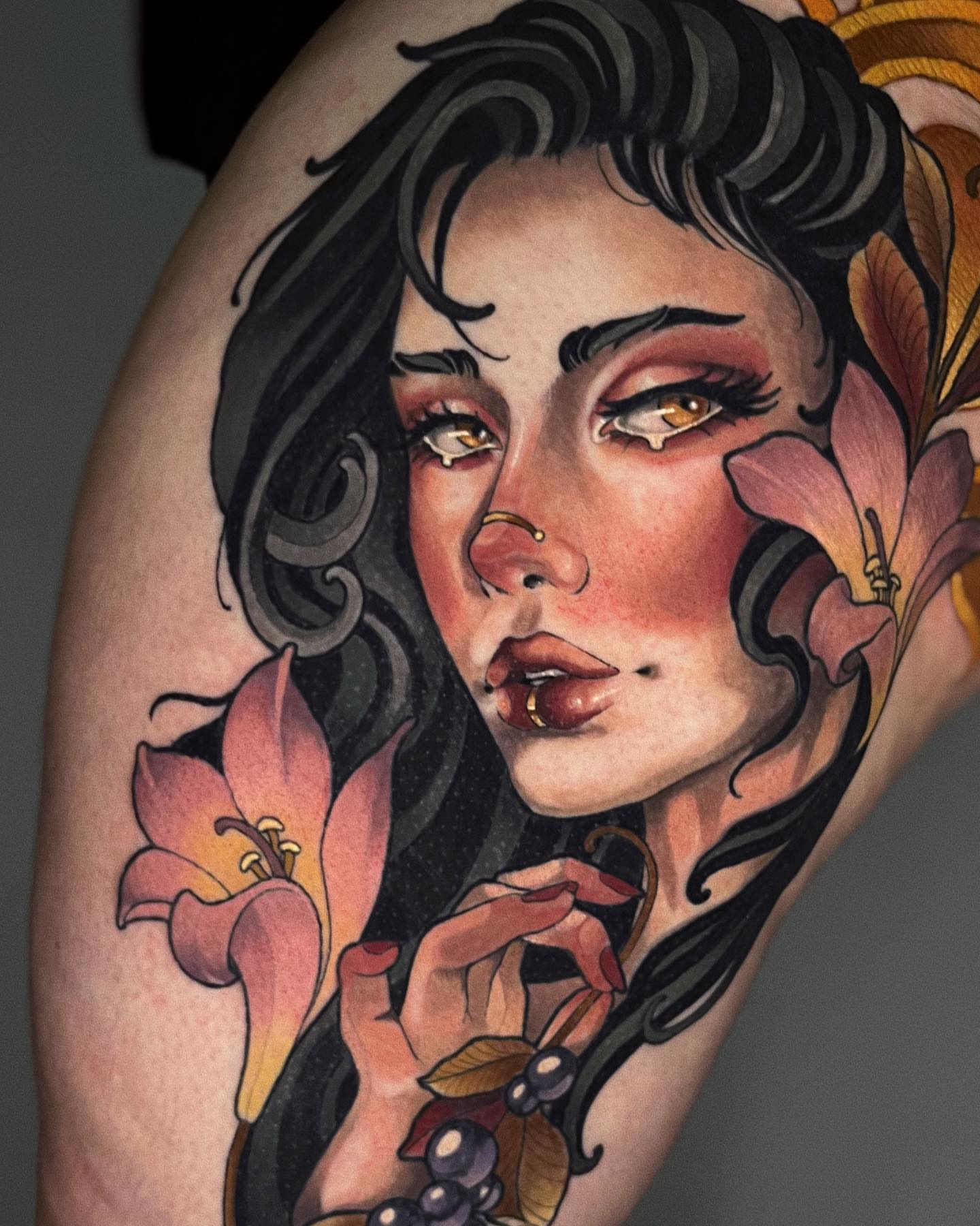 Tattoo by @kikifiligree — realism, illustrative