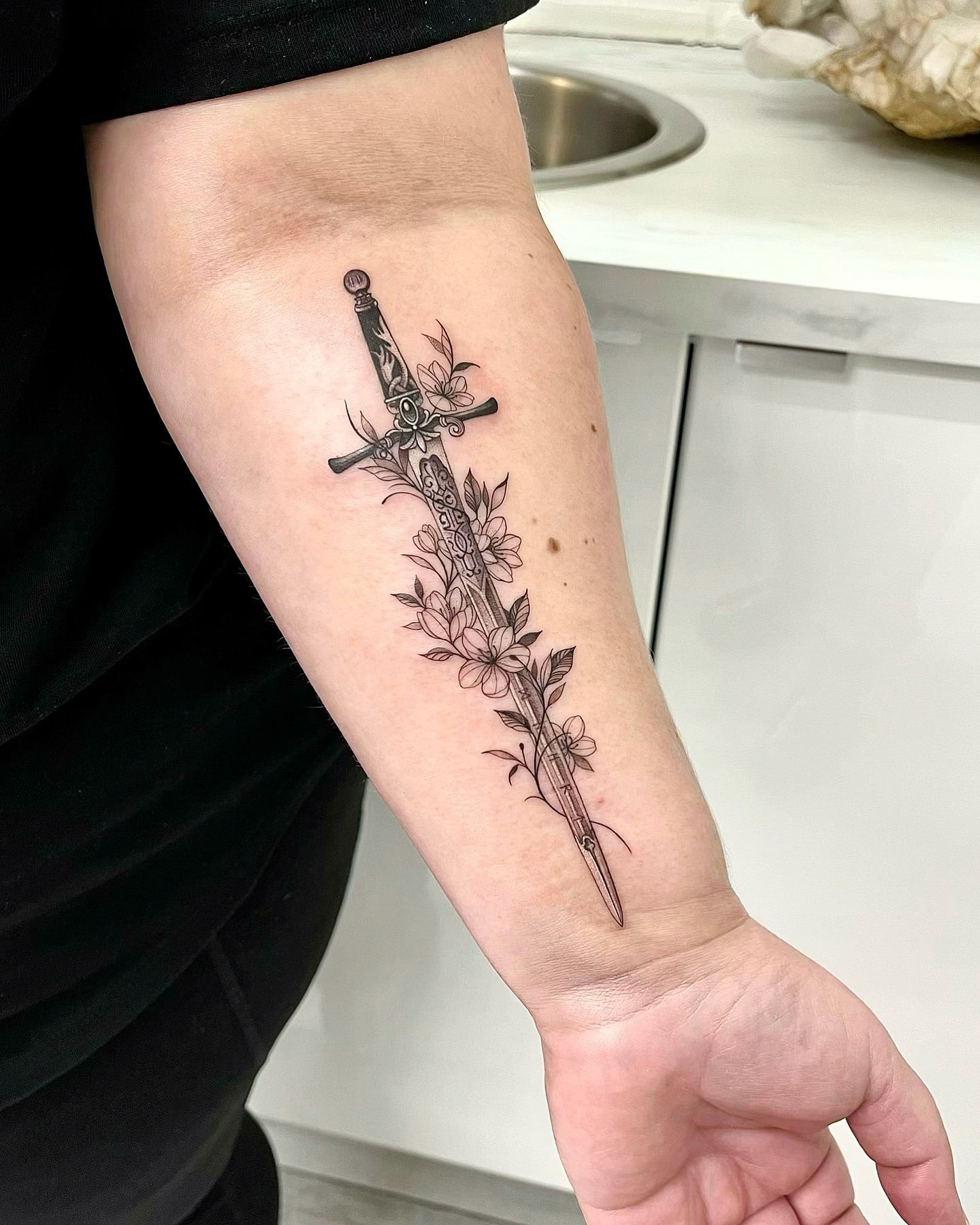 Tattoo by @linsey_tattooer — black_and_grey