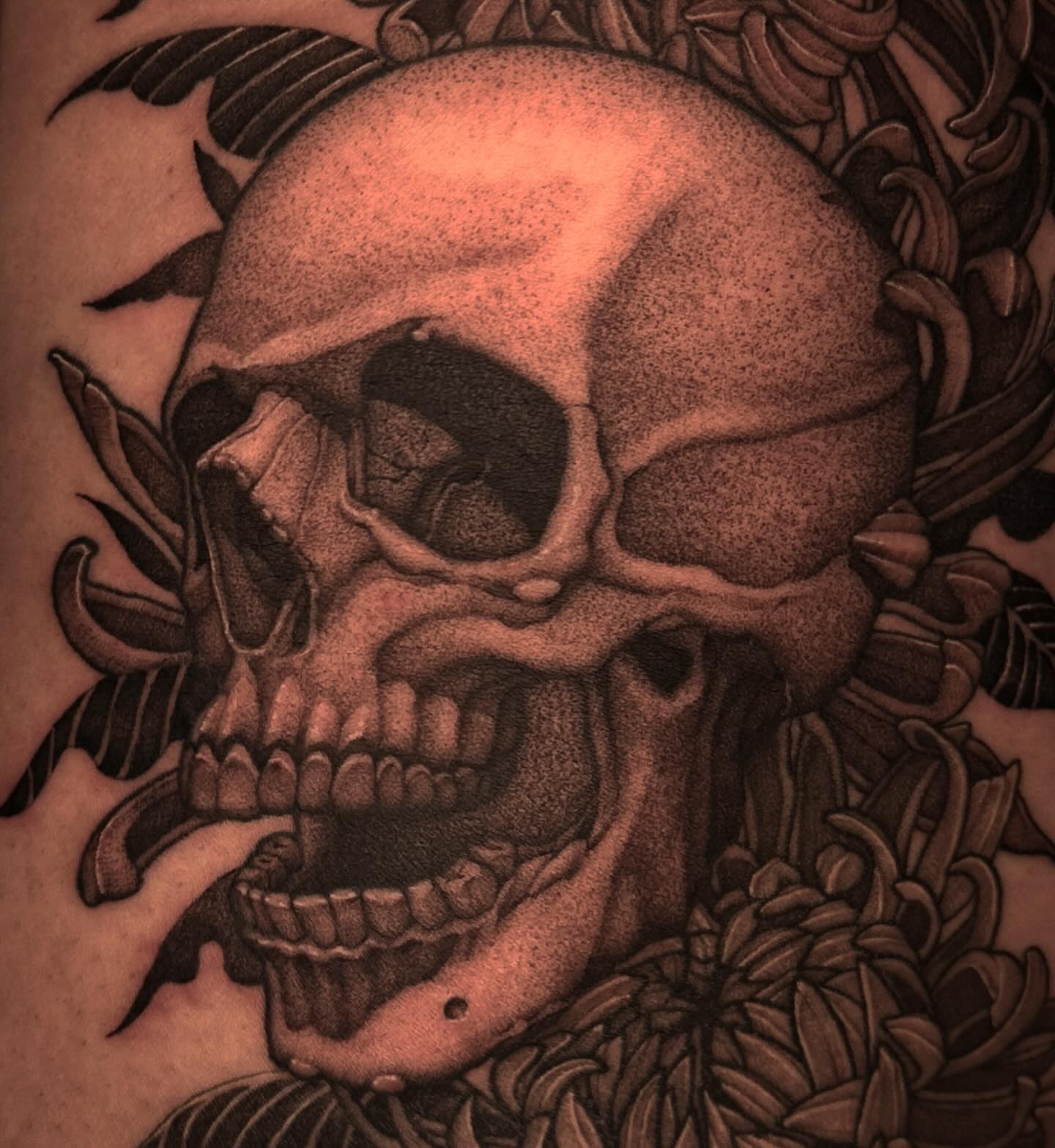 Tattoo by @wonsoong_blk — dotwork, realism