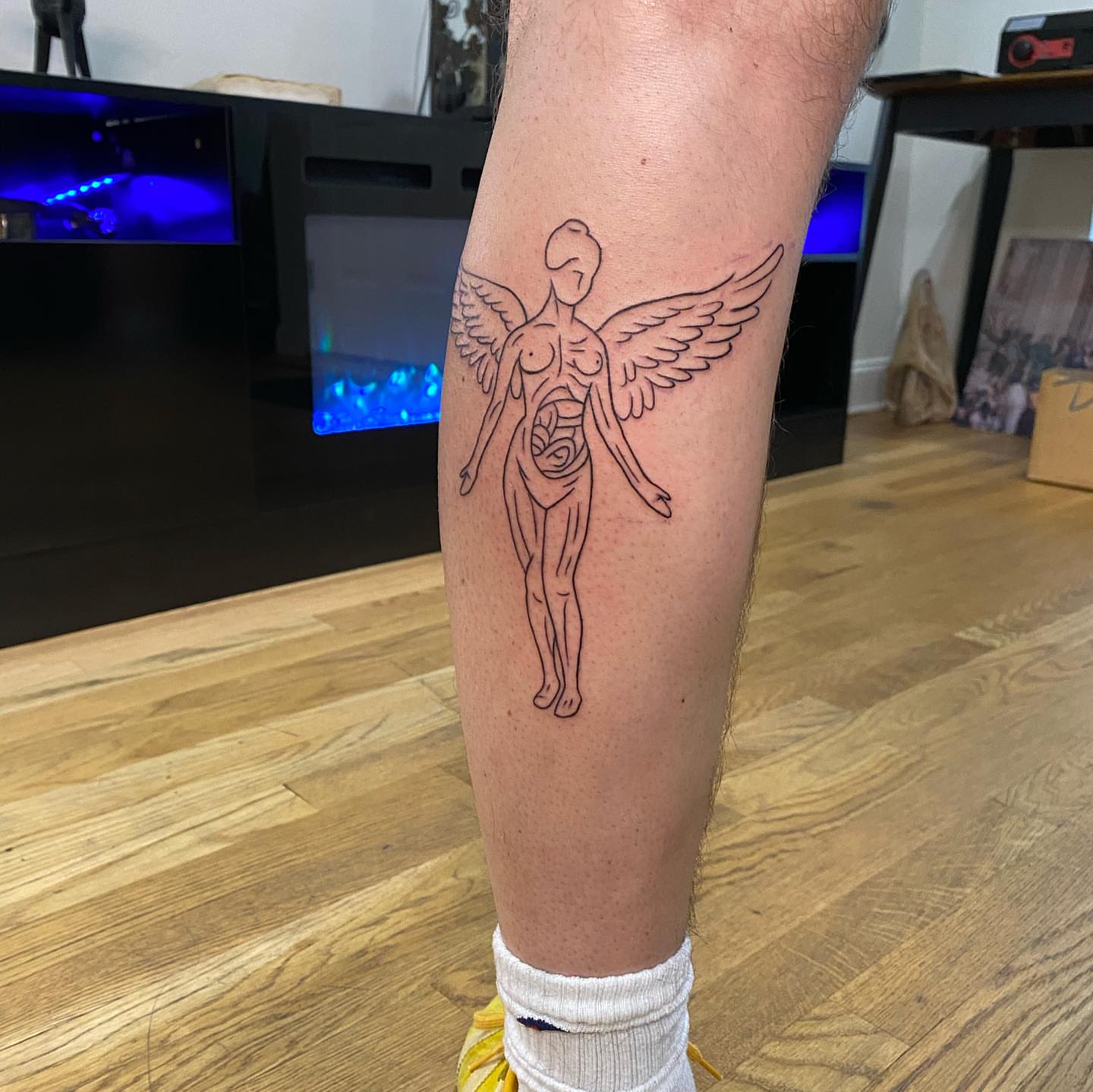 Tattoo by @cellardoortattoollc — minimalist