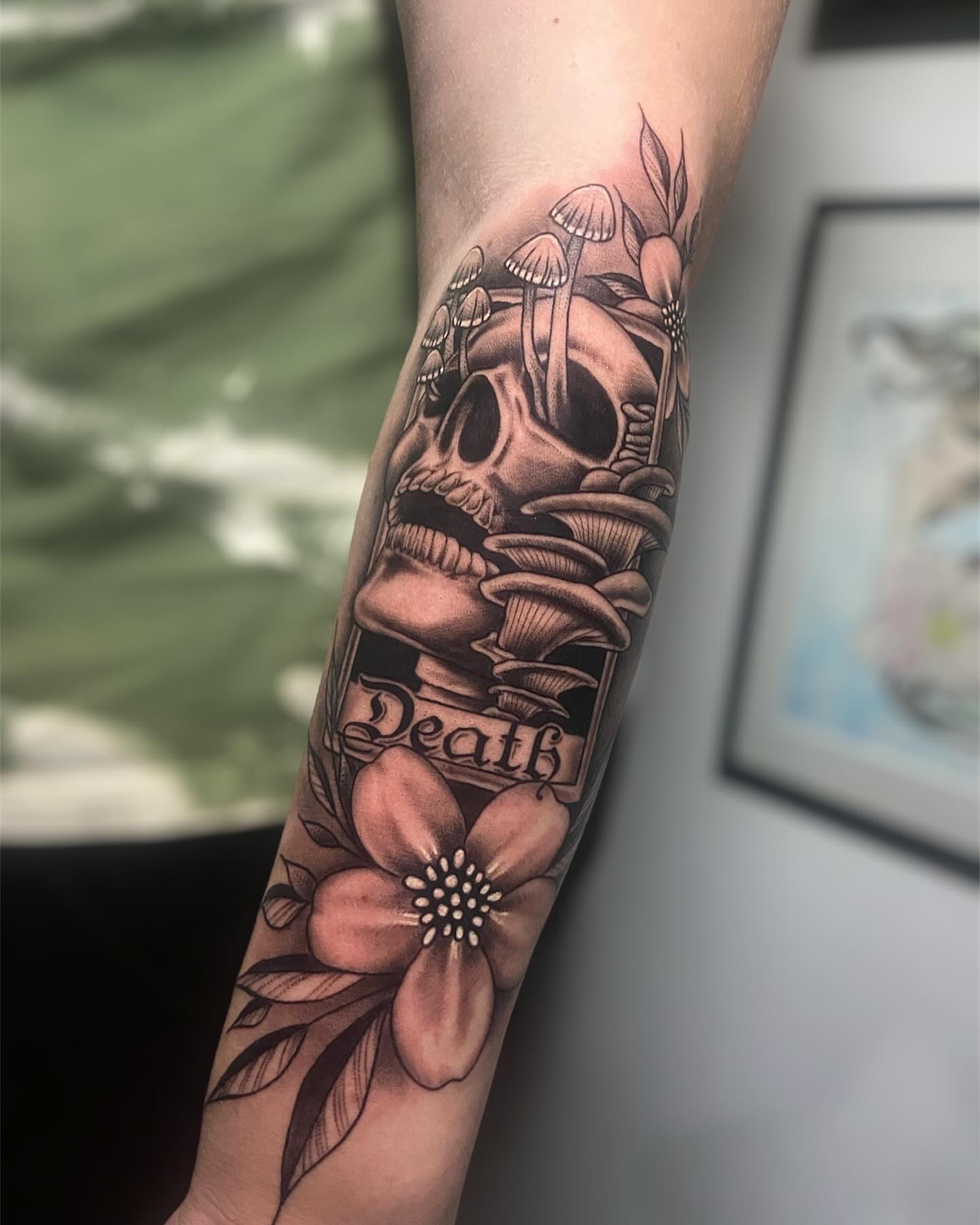 Tattoo by @thora_lorelei — black_and_grey, realism