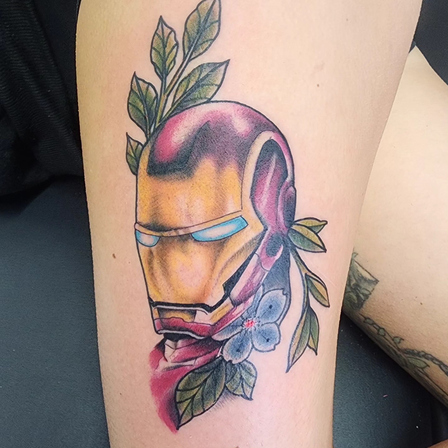 Tattoo by @conwaythetattooer — american_traditional, dotwork
