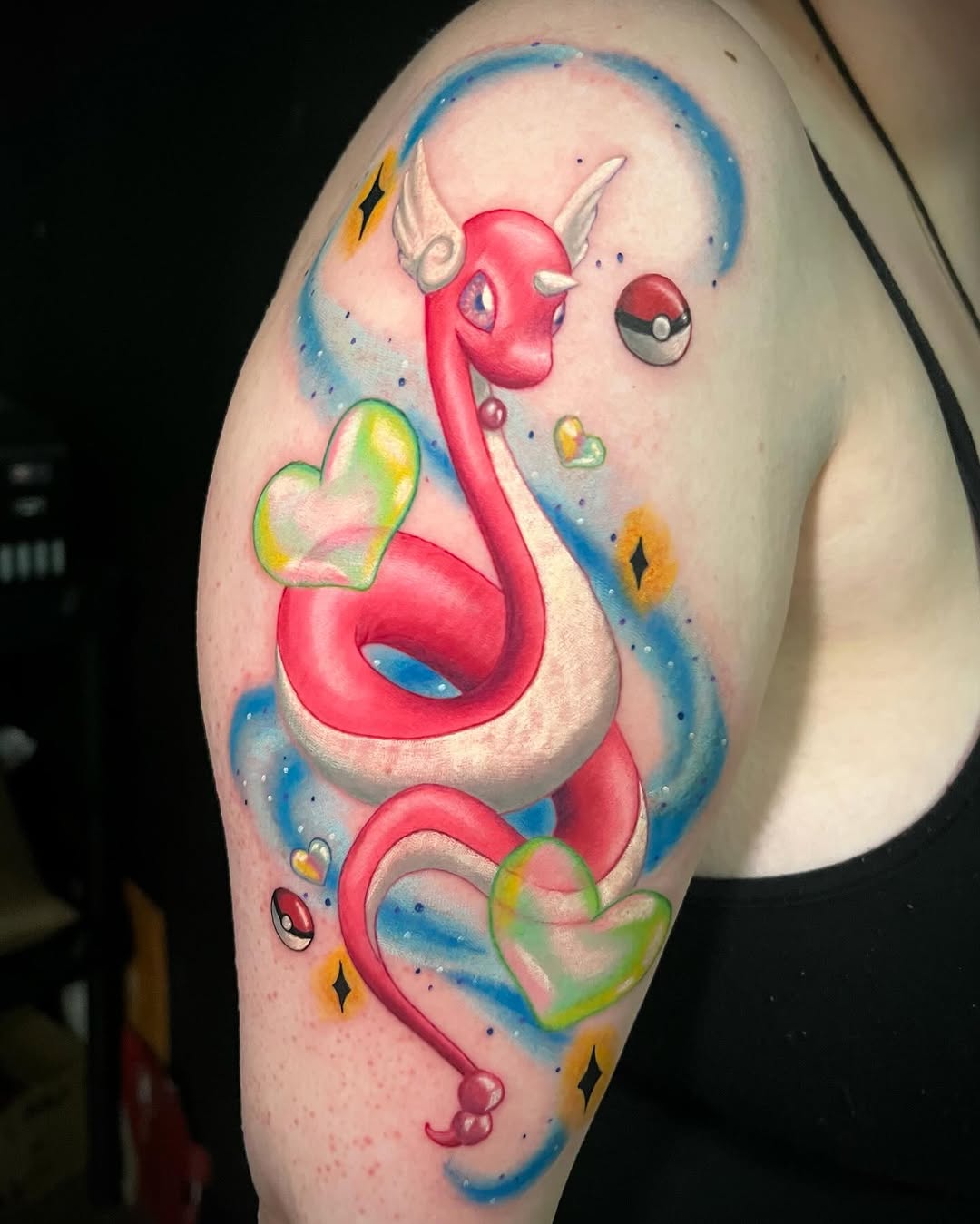 Tattoo by @goulish.tattoos — new_school, anime