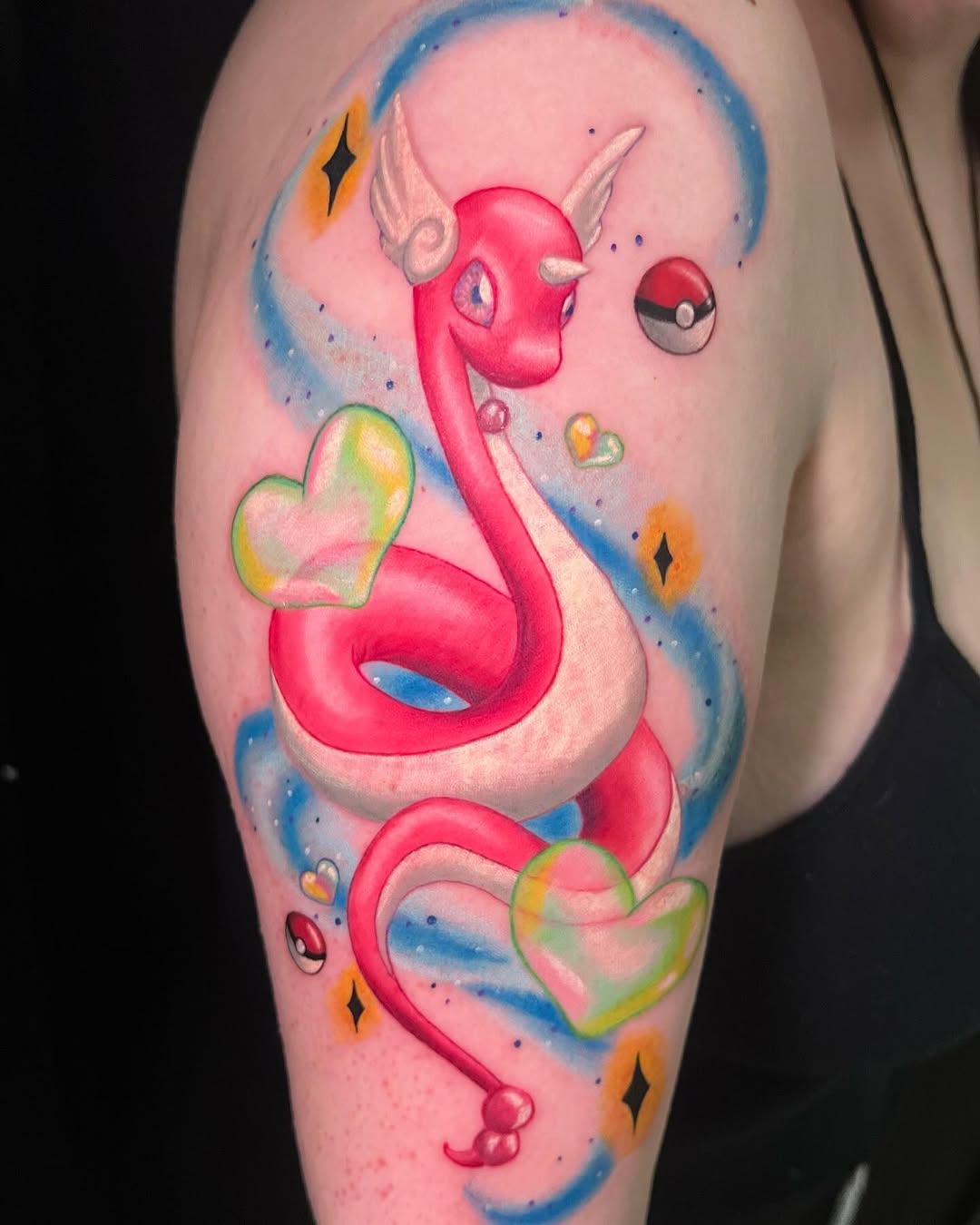Tattoo by @goulish.tattoos — new_school, anime