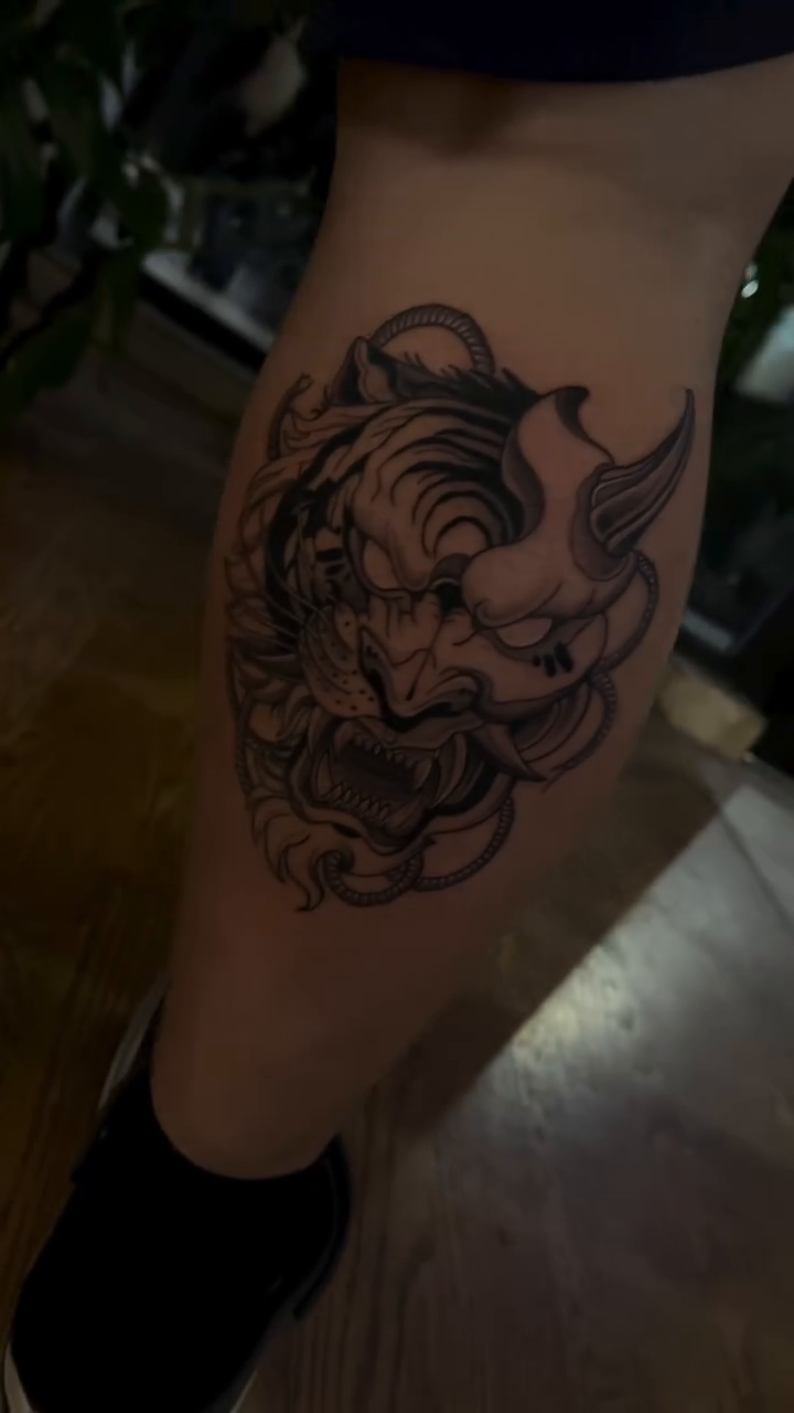 Hannya mask japanese irezumi tattoo by ដេវី  និល - Davi Nil - Tattoo Artist