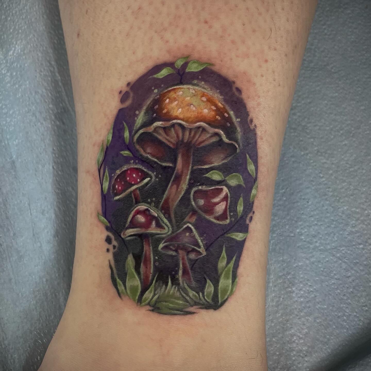 Tattoo by @darkwood.tattoos — dotwork, realism