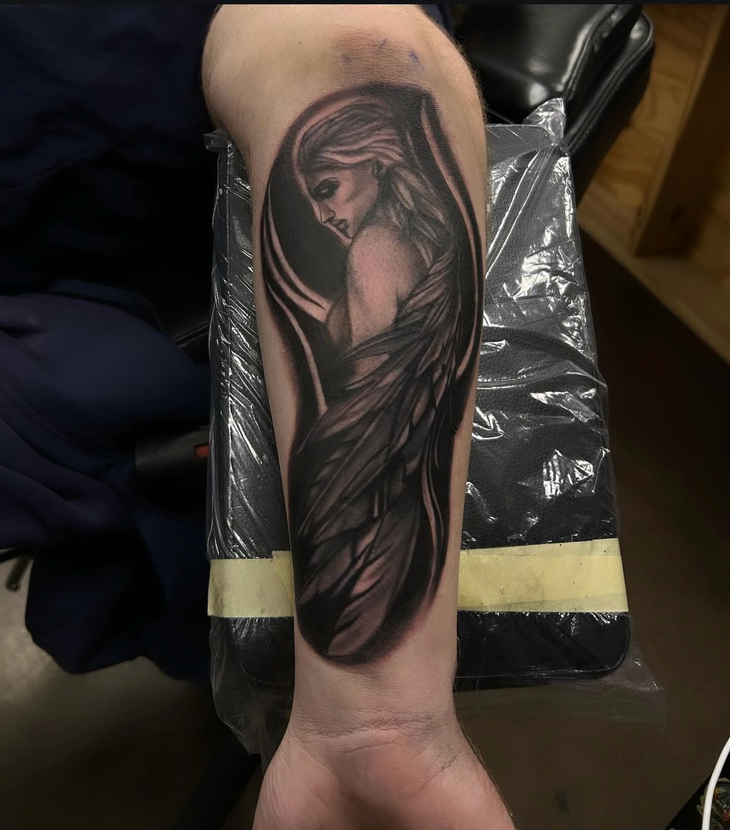 Tattoo by @deadgirltatting — realism, dark_realism