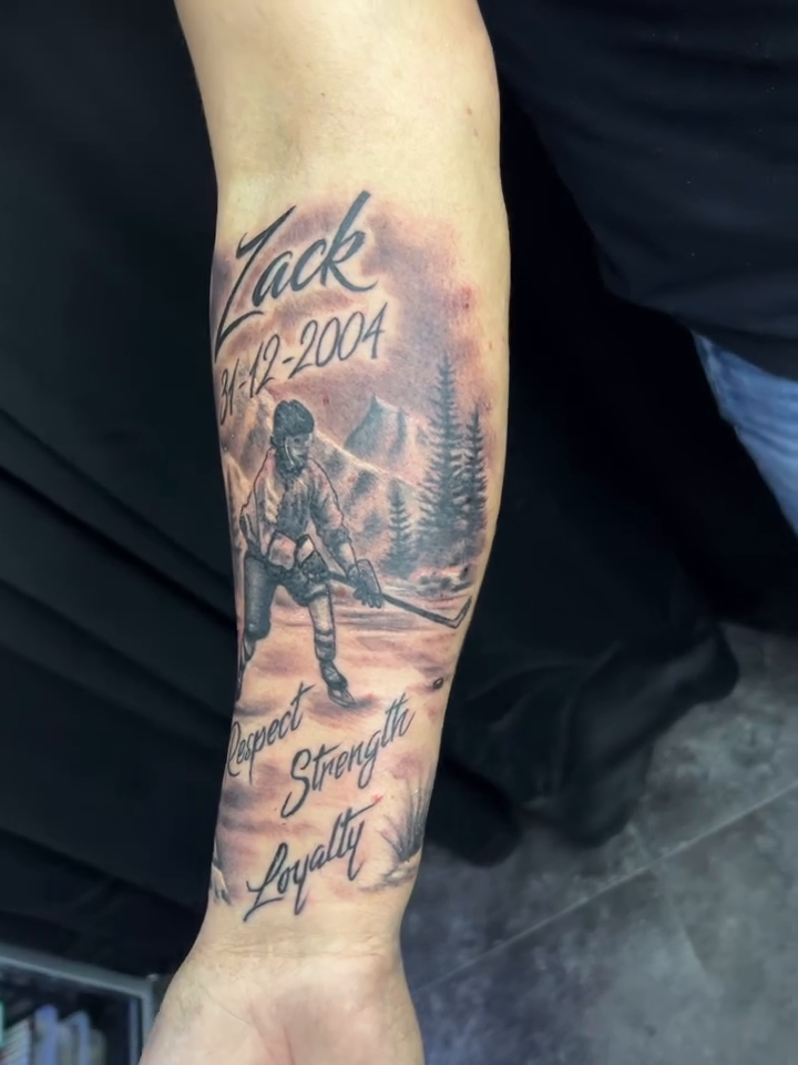 Tattoo by @jamboots — realism, black_and_grey