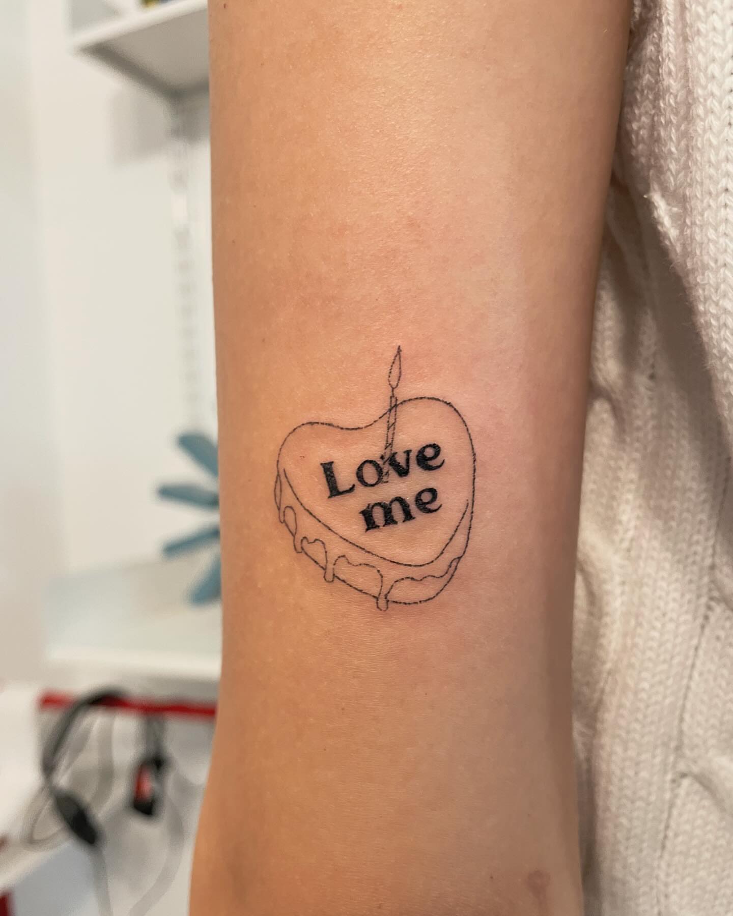 Tattoo by @jisutat — lettering_script