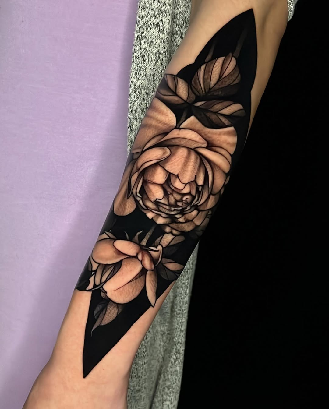 Tattoo by @trophytattoos — black_and_grey, realism