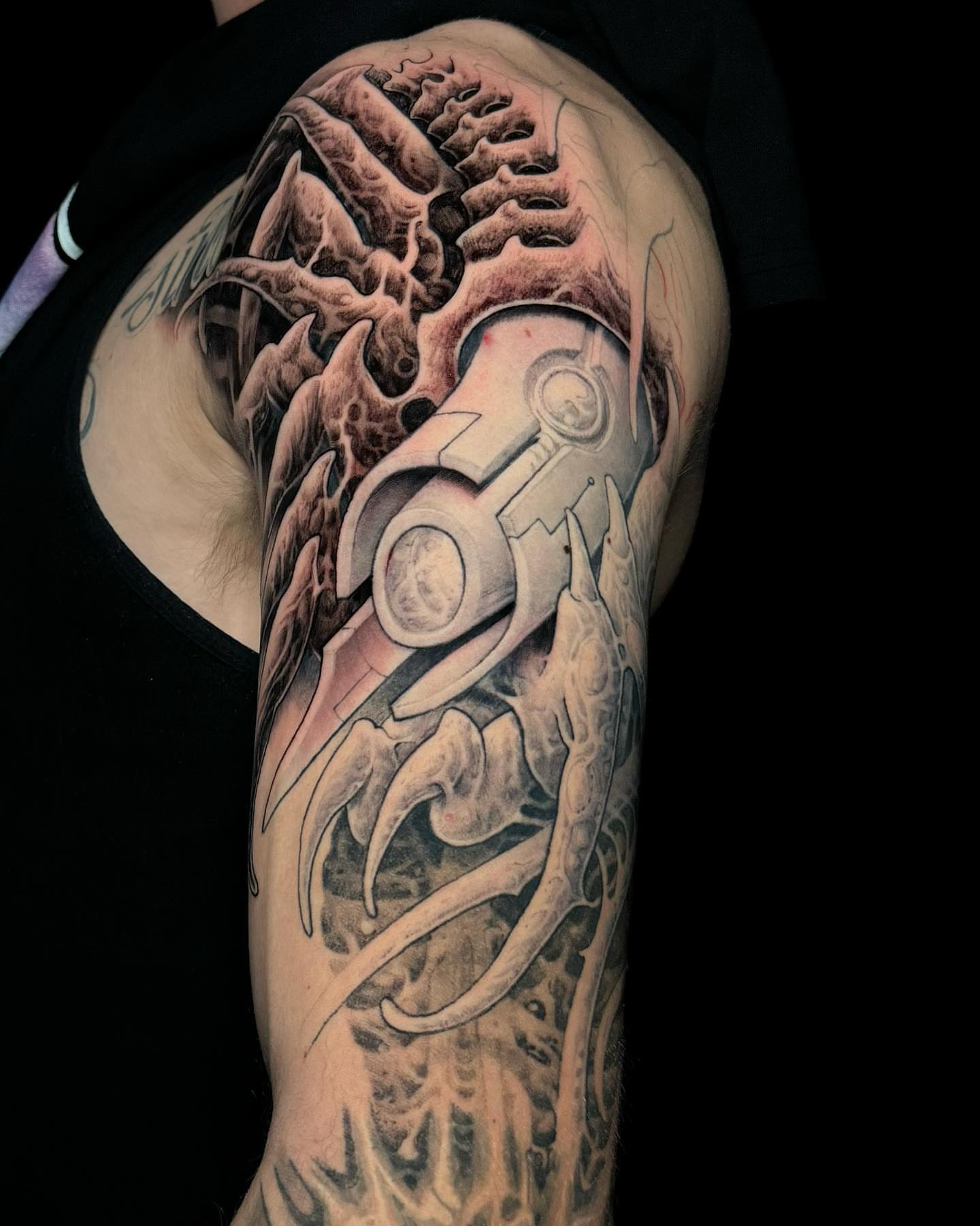Tattoo by @kid.mek — realism, dark_realism
